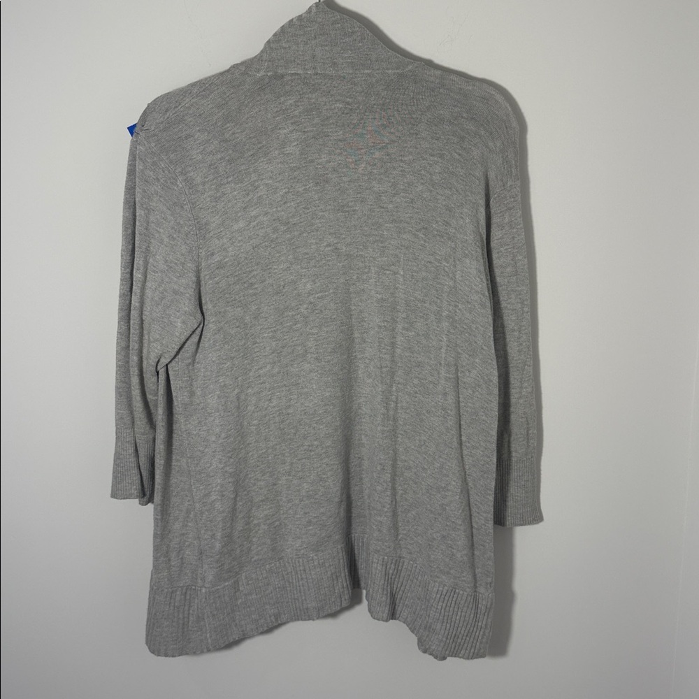 Eileen Fisher Light Gray Women's Cardigan size medium - Picture 3 of 8